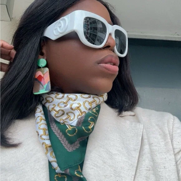 Gucci | Accessories | New 0authentic Gucci Grey Square  display picture 1